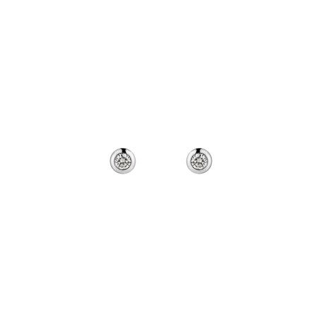 Náušnice s diamantem Sparkling Dots