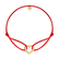 Náramek s diamantem a šňůrkou Heart4