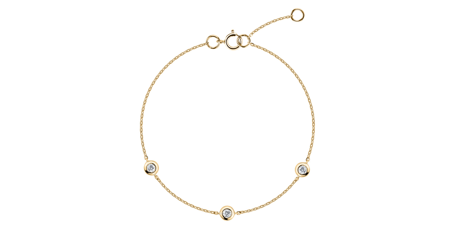 Náramek s diamanty Sparkling Dots