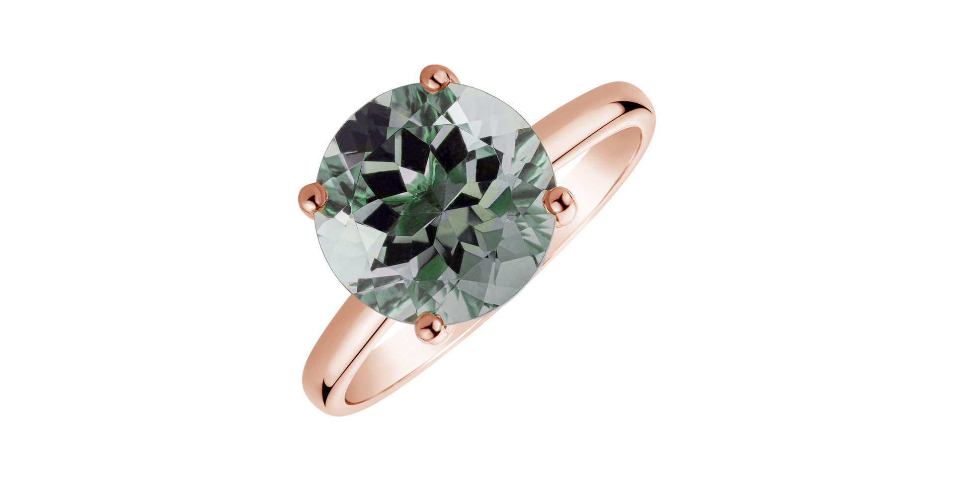 Prsten s ametystem green Bonbon