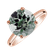 Prsten s ametystem green Bonbon4
