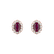 Náušnice s rubínem a diamanty Princess5
