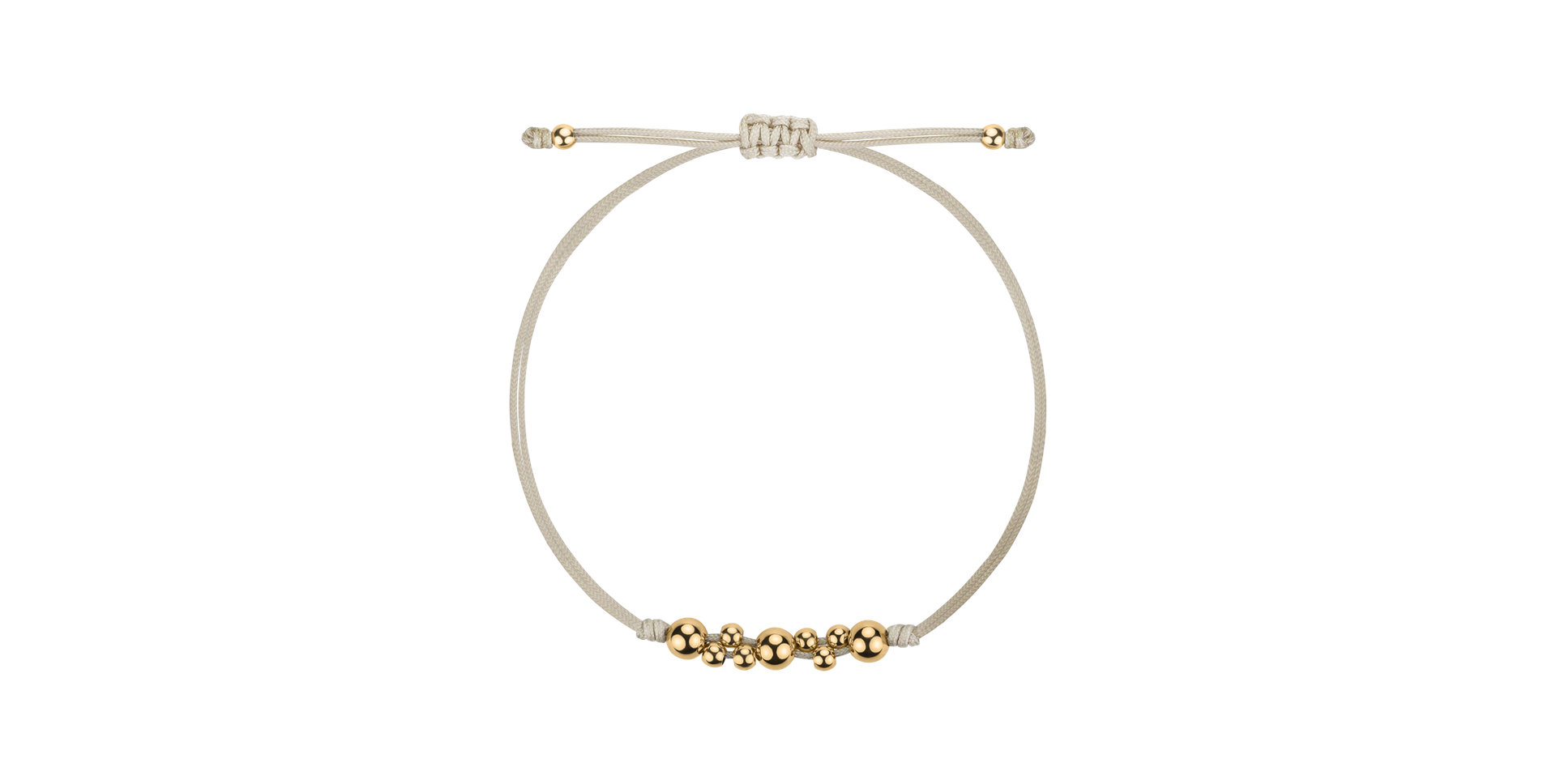 Dámský náramek se šňůrkou Bubble Shamballa