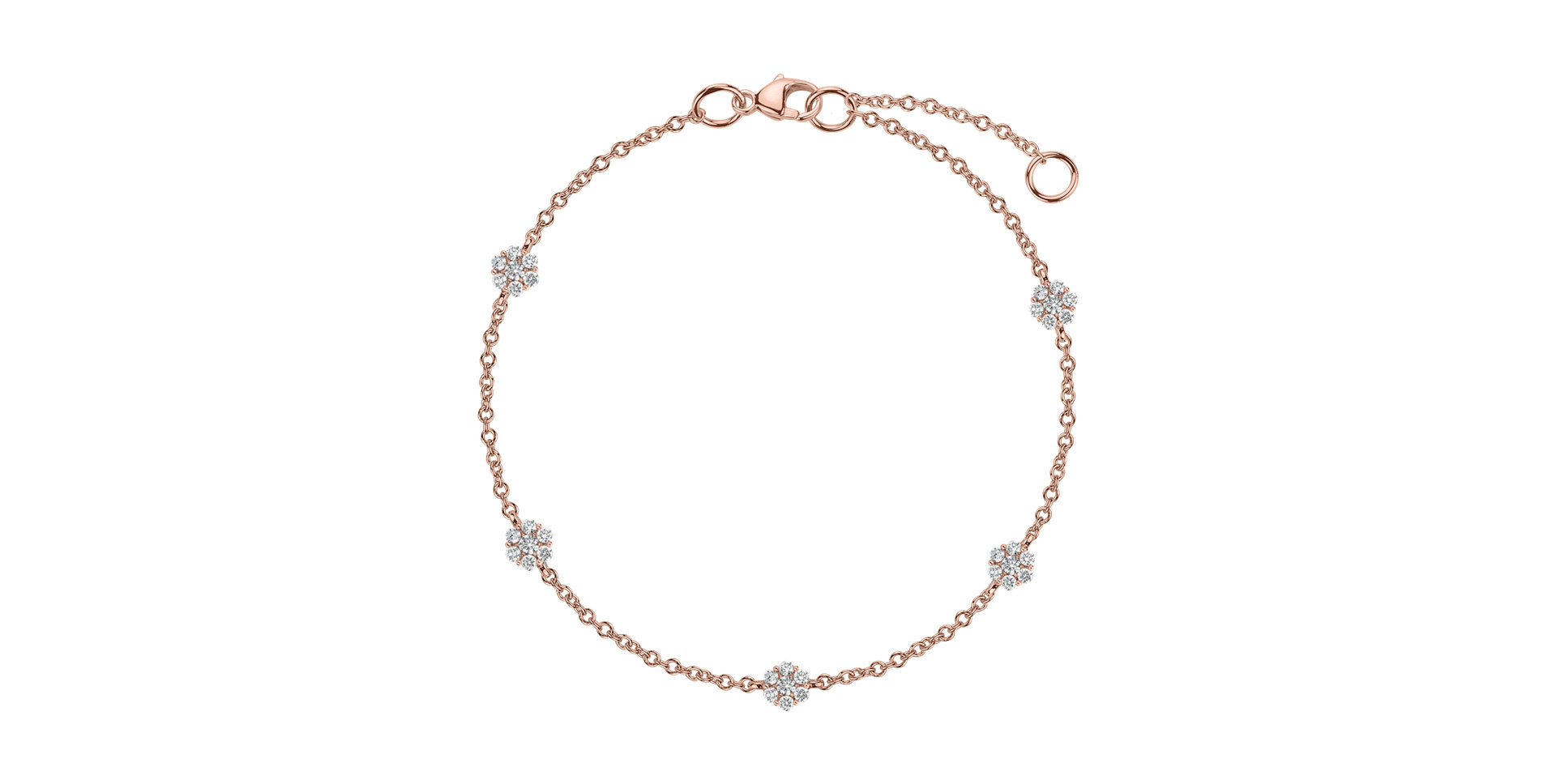 Náramek s diamanty Evening Sky