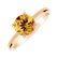 Prsten s citrínem Bonbon5