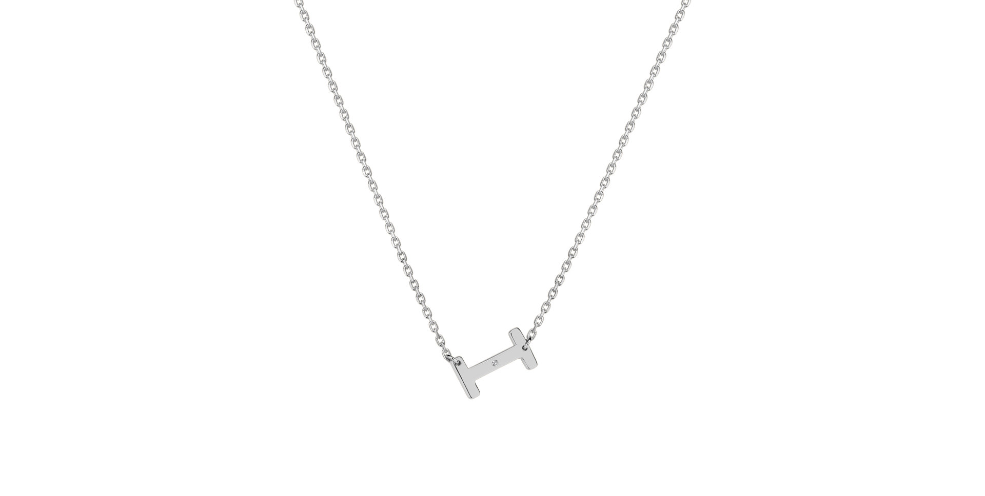 Náhrdelník s diamantem Big Laser Line I