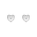 Náušnice s diamantem Hearts5