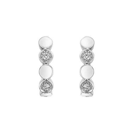 Náušnice s diamanty Shiny Dots