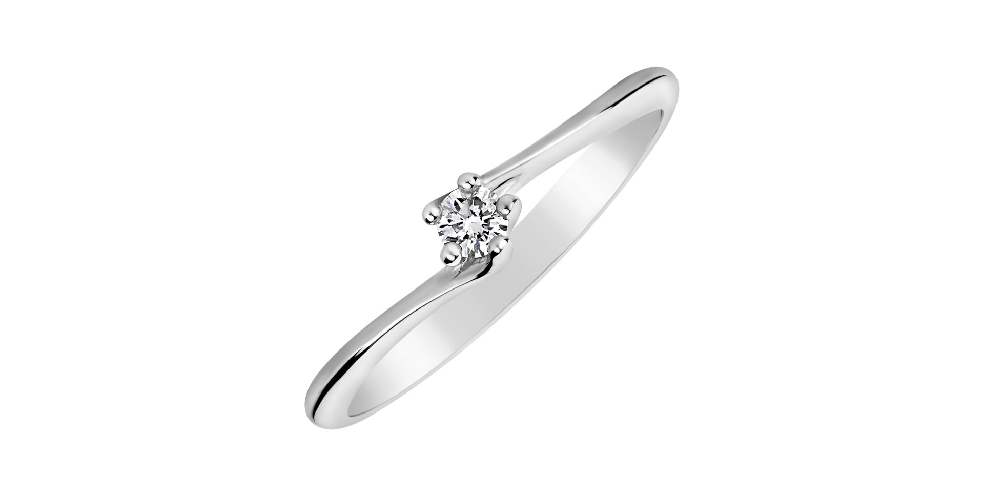 Prsten s diamantem Vivid Love