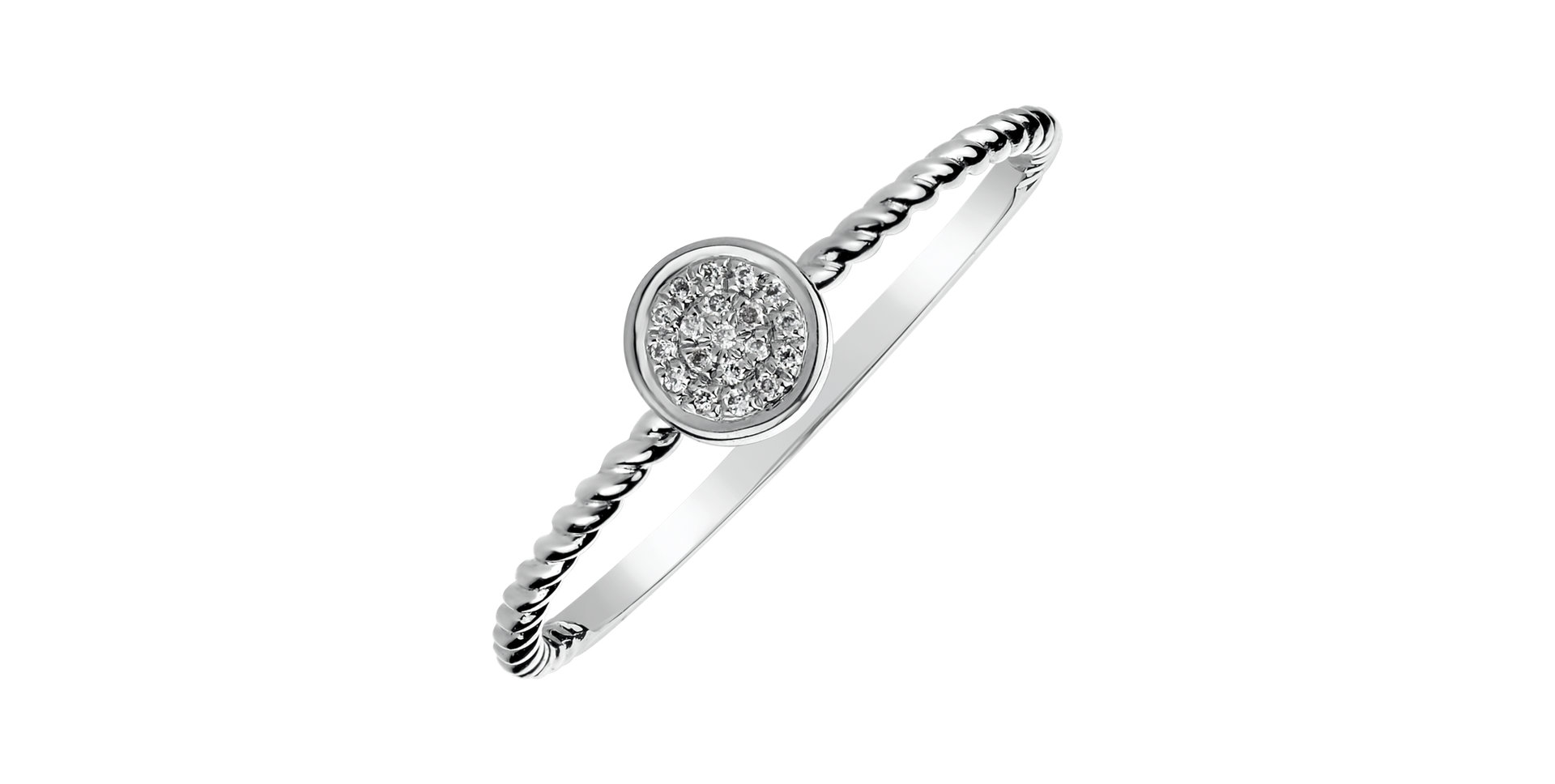 Prsten s diamanty Endless Circle