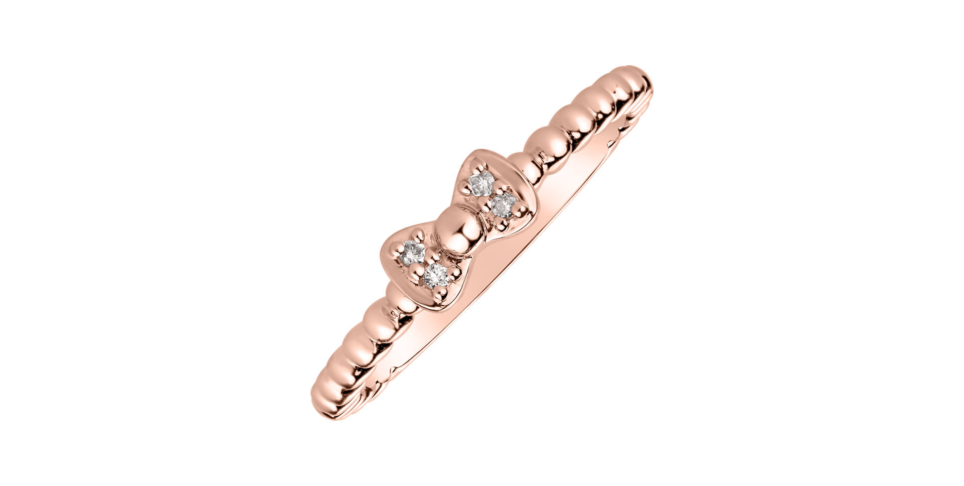 Prsten s diamanty Fairytale Ribbon