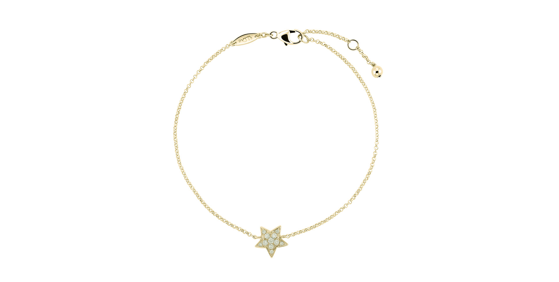 Náramek s diamanty Night Message