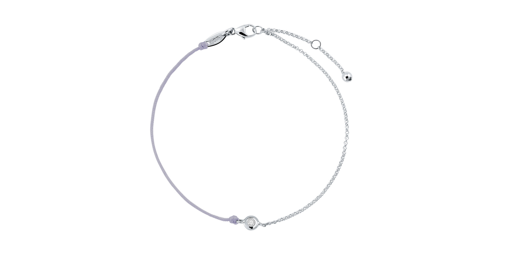 Diamantový náramek se šňůrkou Effect Diamond