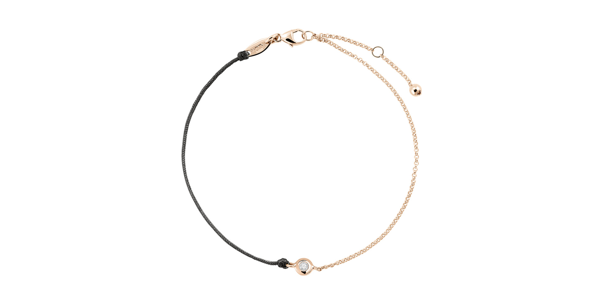 Diamantový náramek se šňůrkou Effect Diamond