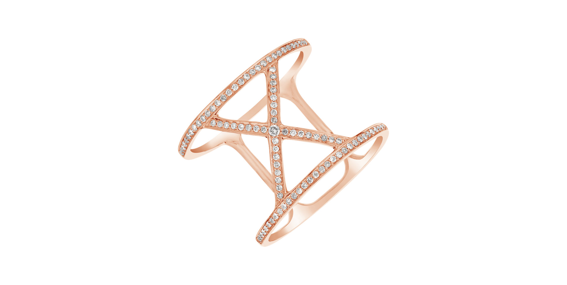 Prsten s diamanty Silent Hymn