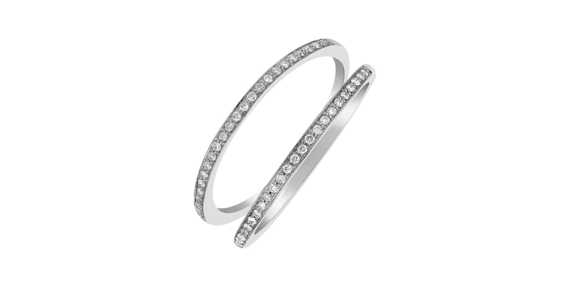 Prsten s diamanty Double Beauty