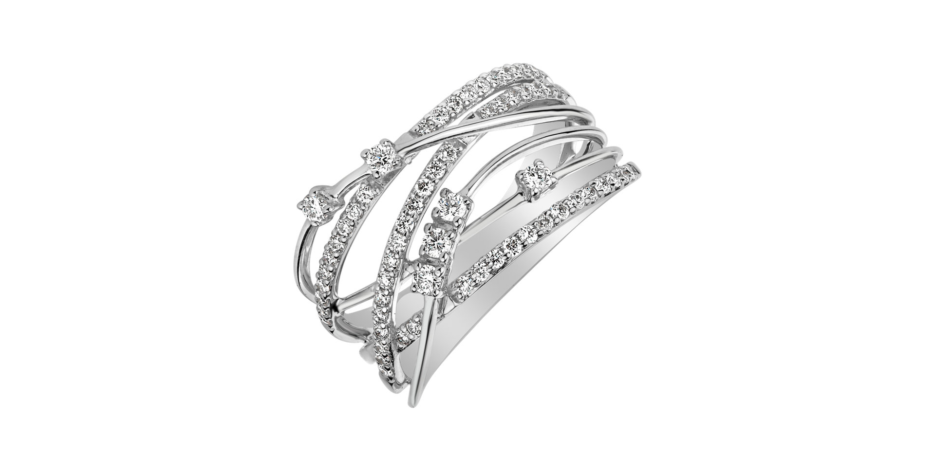 Prsten s diamanty Shiny Elegance