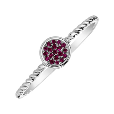 Prsten s rubíny Ruby Heaven