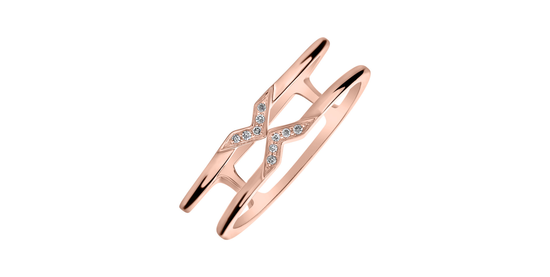 Prsten s diamanty Heaven Infinity