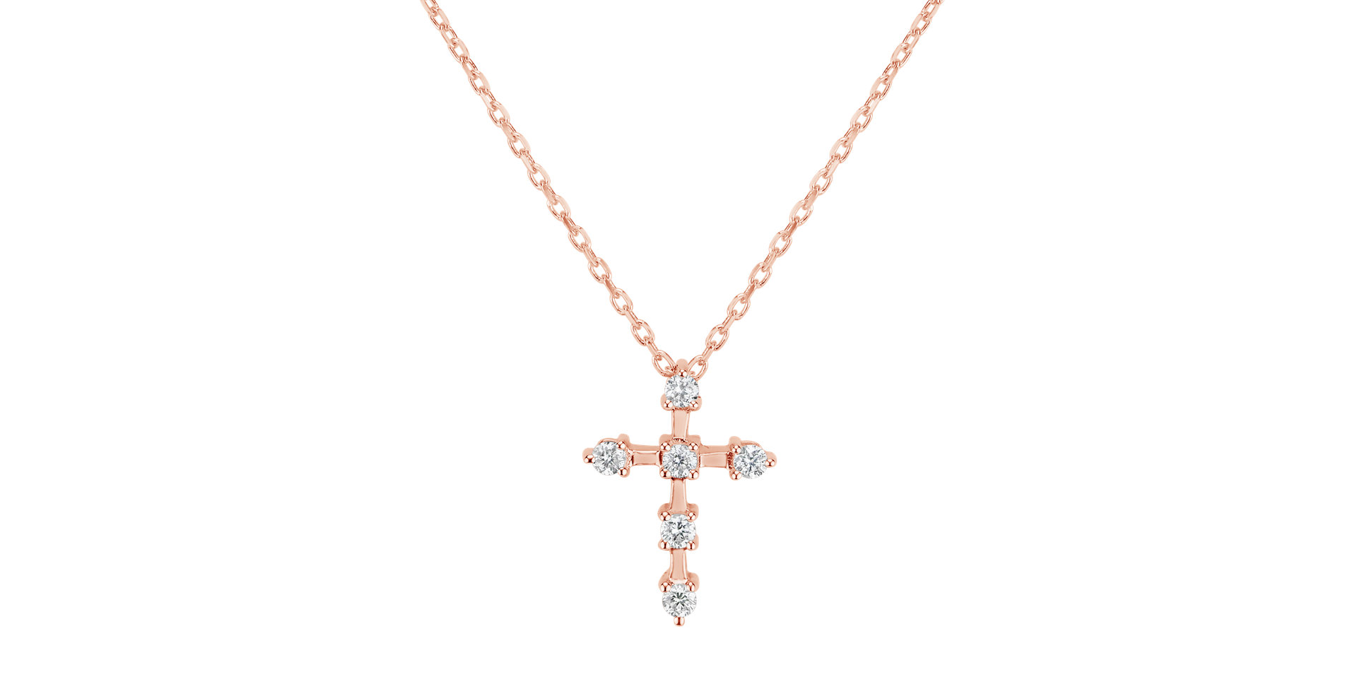 Náhrdelník s diamanty Sparkling Cross