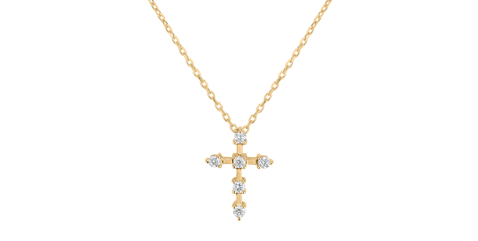 Náhrdelník s diamanty Sparkling Cross