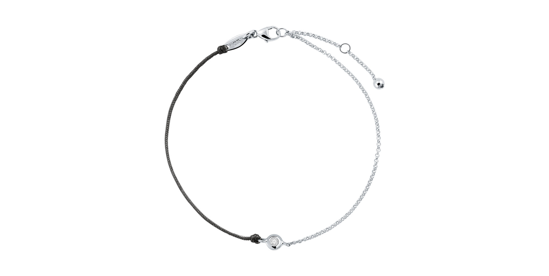 Diamantový náramek se šňůrkou Effect Diamond