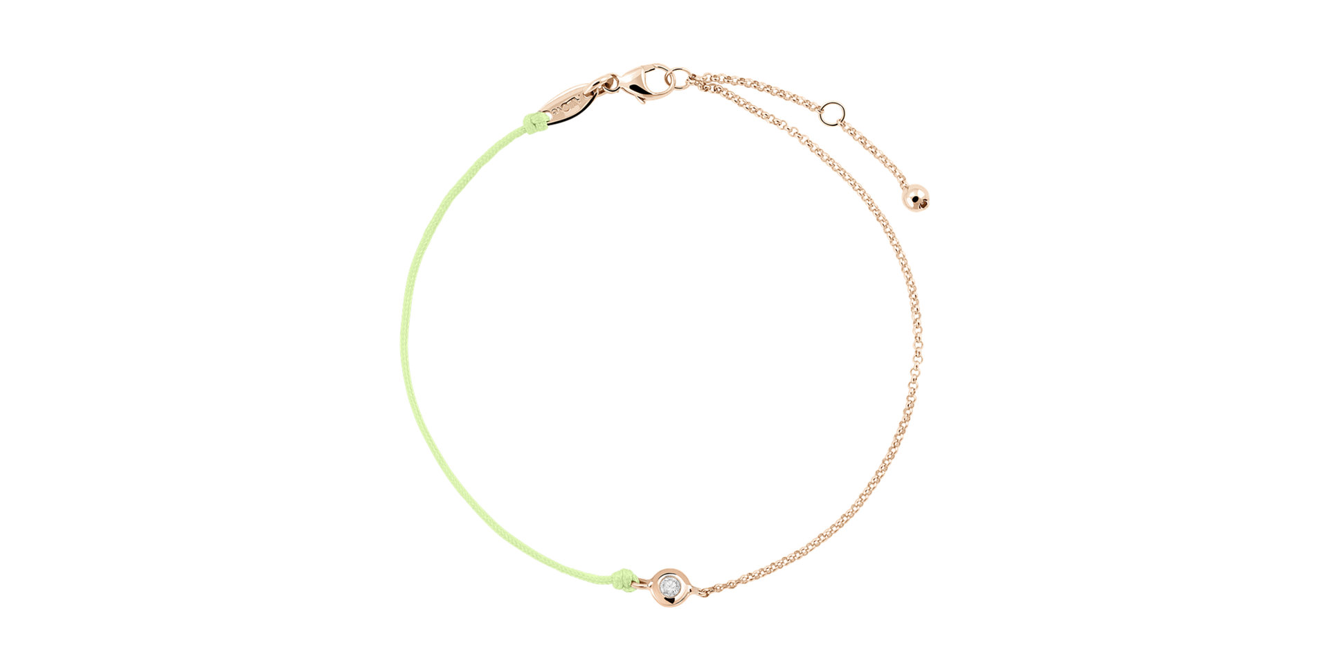 Diamantový náramek se šňůrkou Effect Diamond