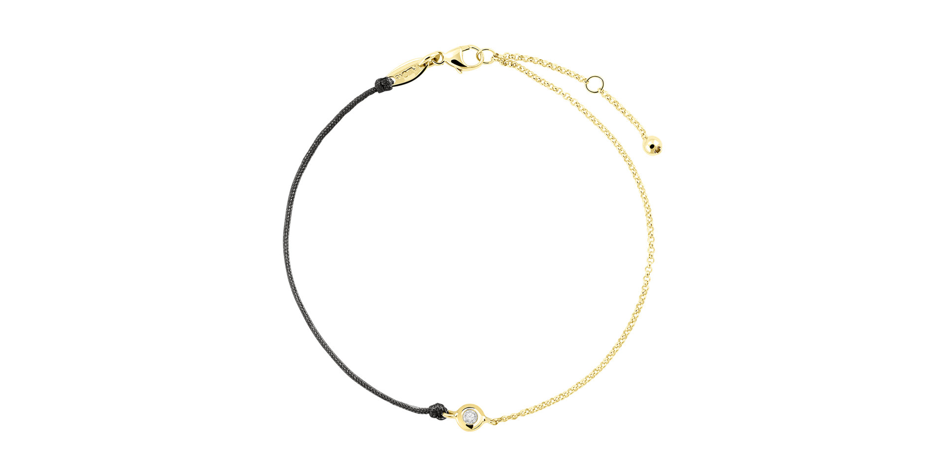 Diamantový náramek se šňůrkou Effect Diamond