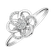 Prsten s diamanty Flower5