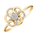 Prsten s diamanty Flower5