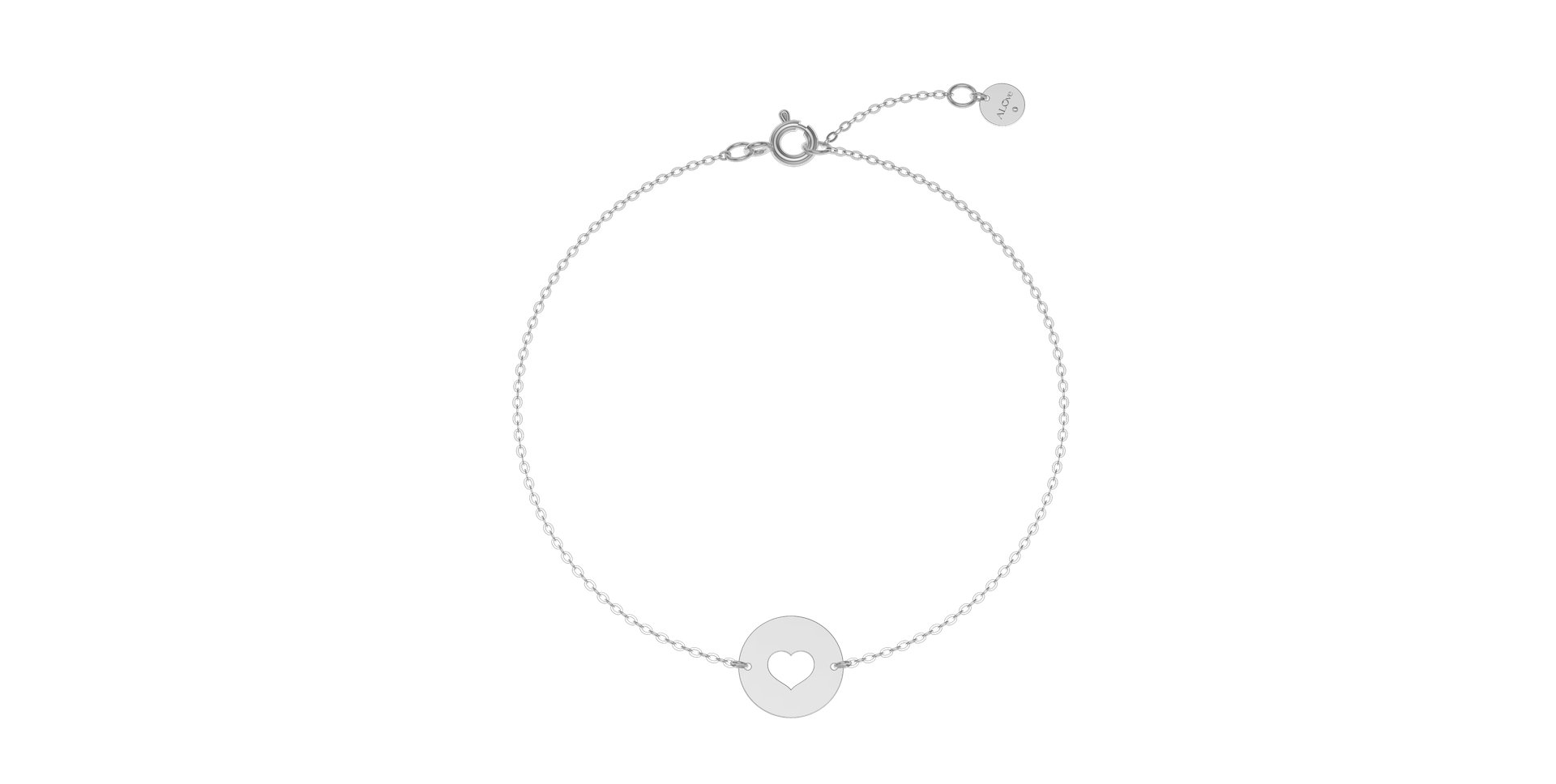 Náramek s diamantem Signature Heart