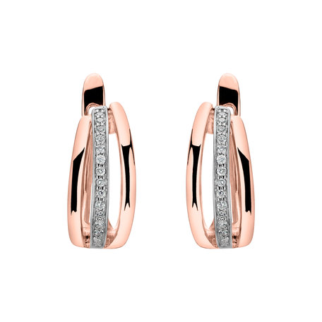 Náušnice s diamanty Sparkling Memory