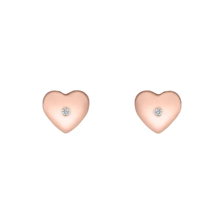 Náušnice s diamantem Hearts