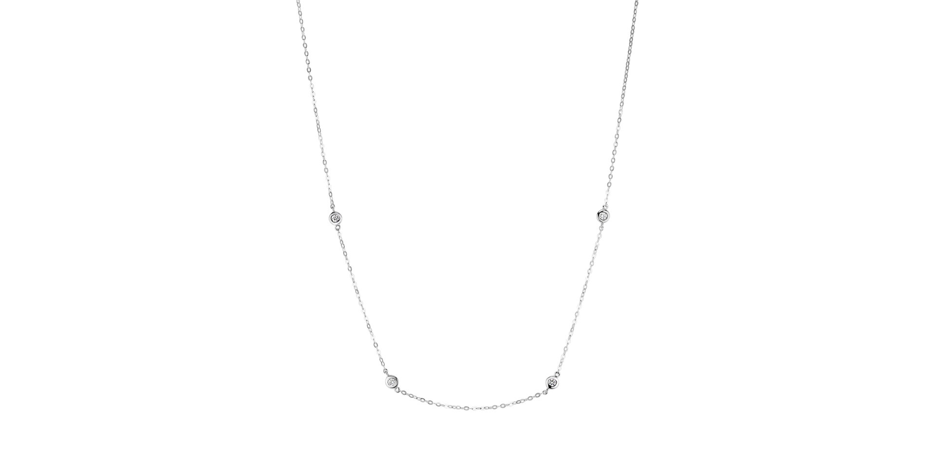 Náhrdelník s diamanty Dots