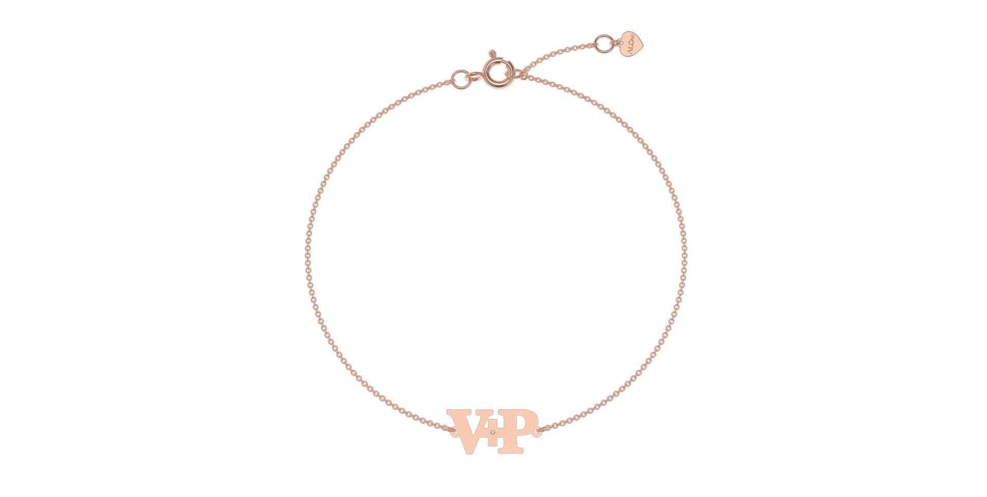 Náramek s diamantem Initials