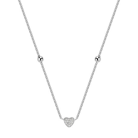 Náhrdelník s diamanty Tender Heart