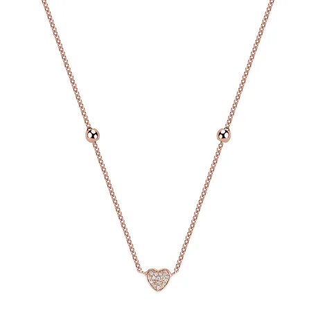 Náhrdelník s diamanty Tender Heart
