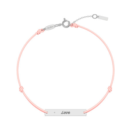 Diamantový náramek se šňůrkou Stamp Diamond