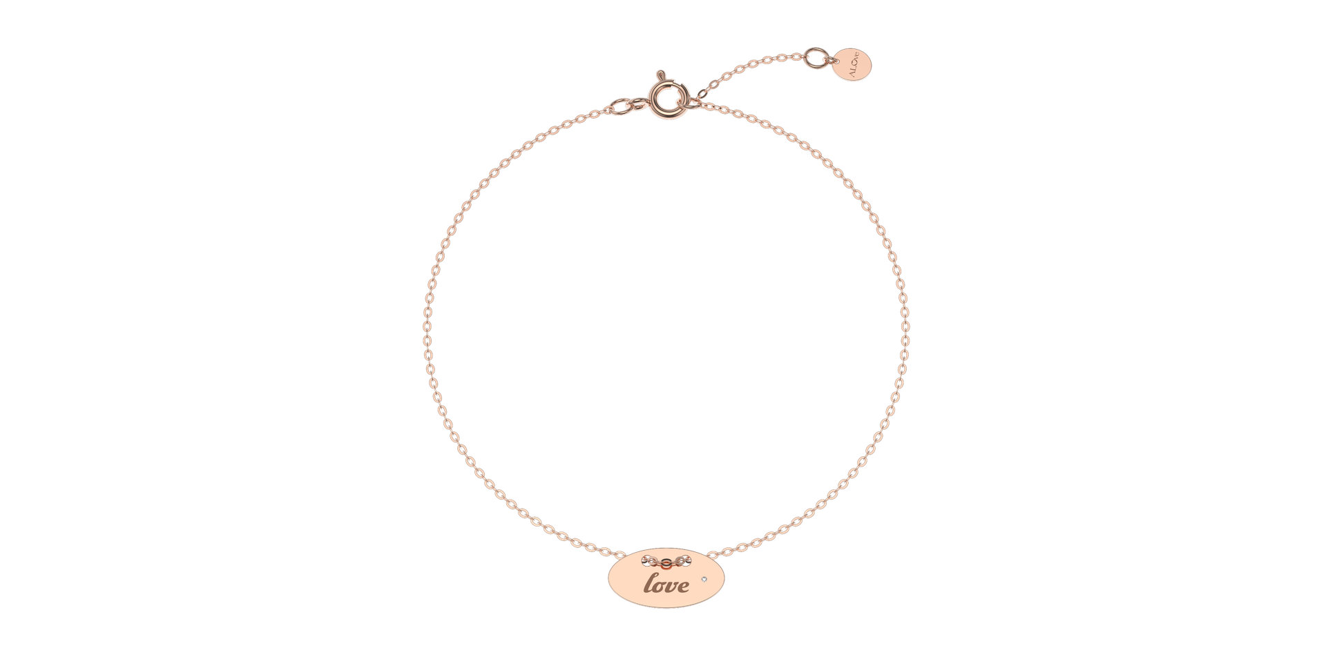 Náramek s diamantem Stamp