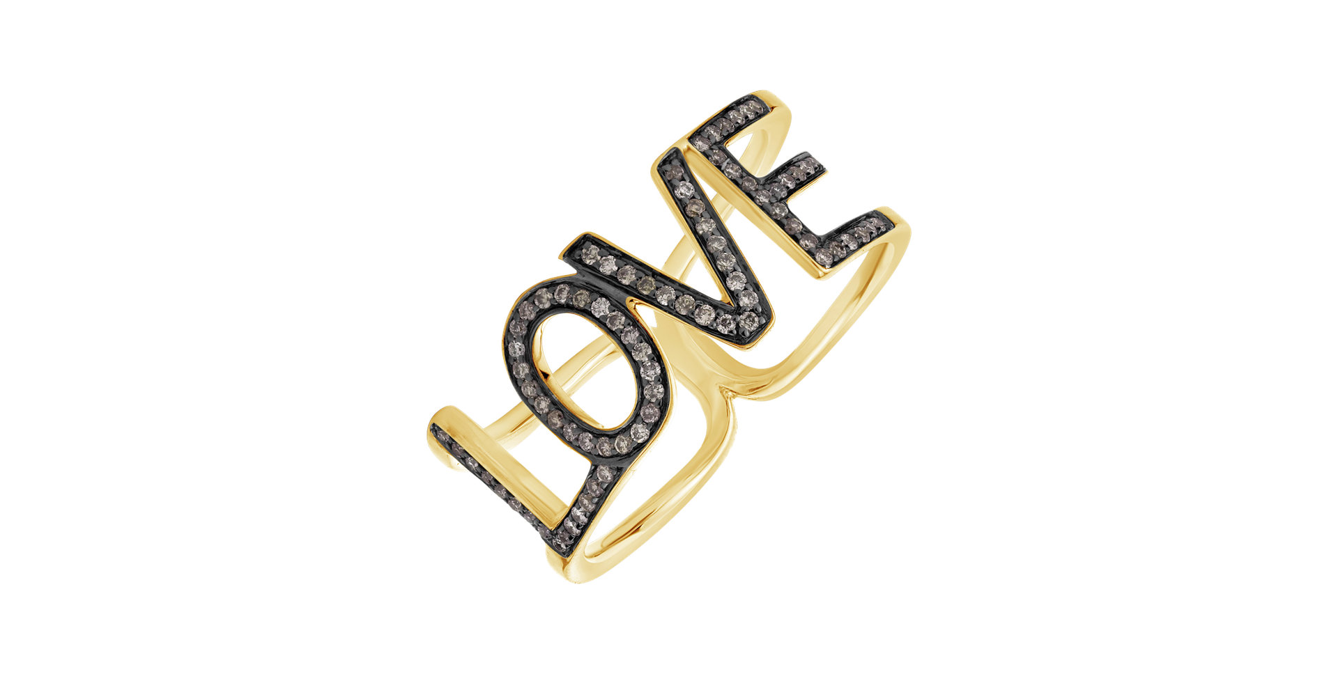 Prsten s diamanty Love