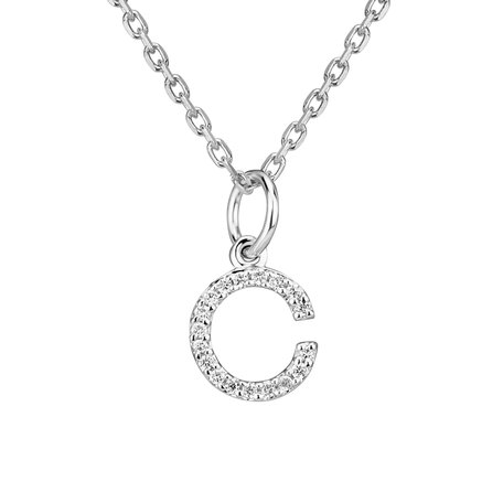 Přívěsek s diamanty Line Glitter  C