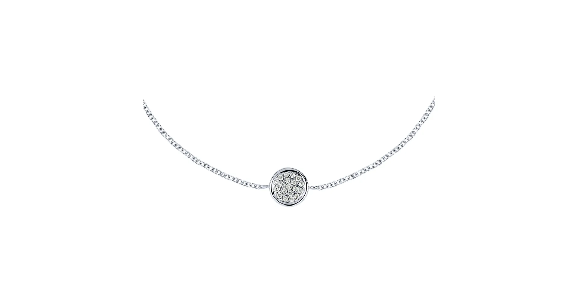 Náramek s diamanty Endless Circle