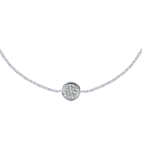 Náramek s diamanty Endless Circle