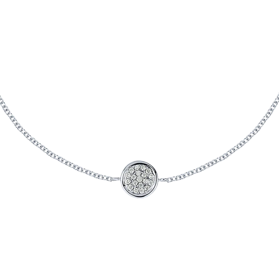 Náramek s diamanty Endless Circle