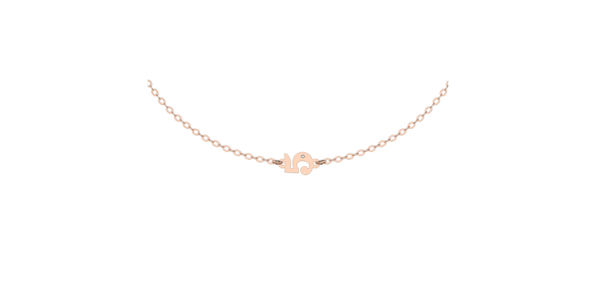 Náramek s diamantem Lucky Five