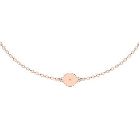 Náramek s diamantem Diamond Dot