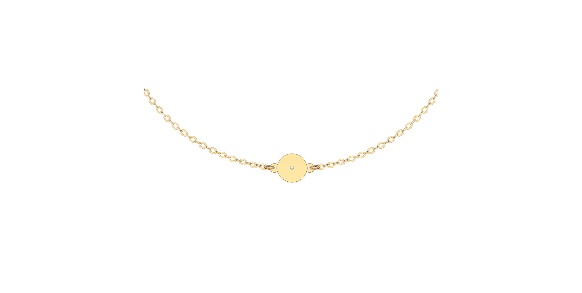 Náramek s diamantem Diamond Dot