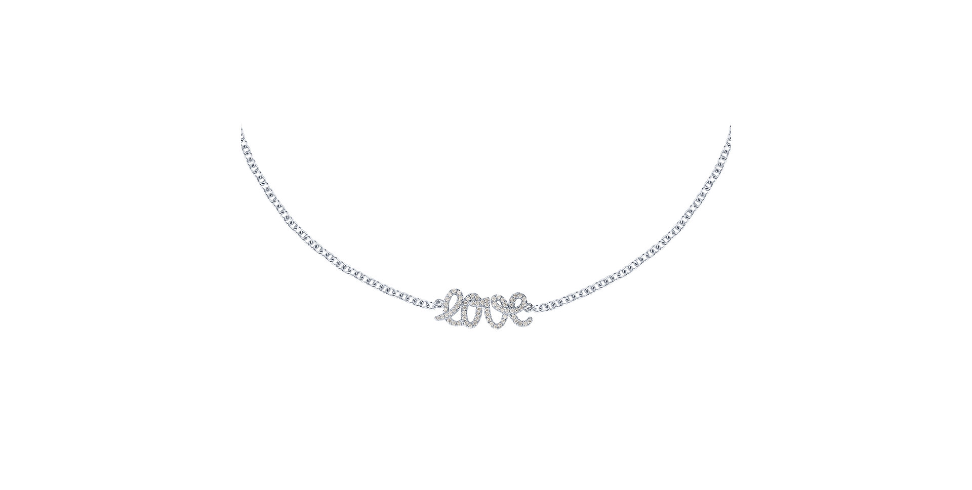 Náramek s diamanty Glittering Love