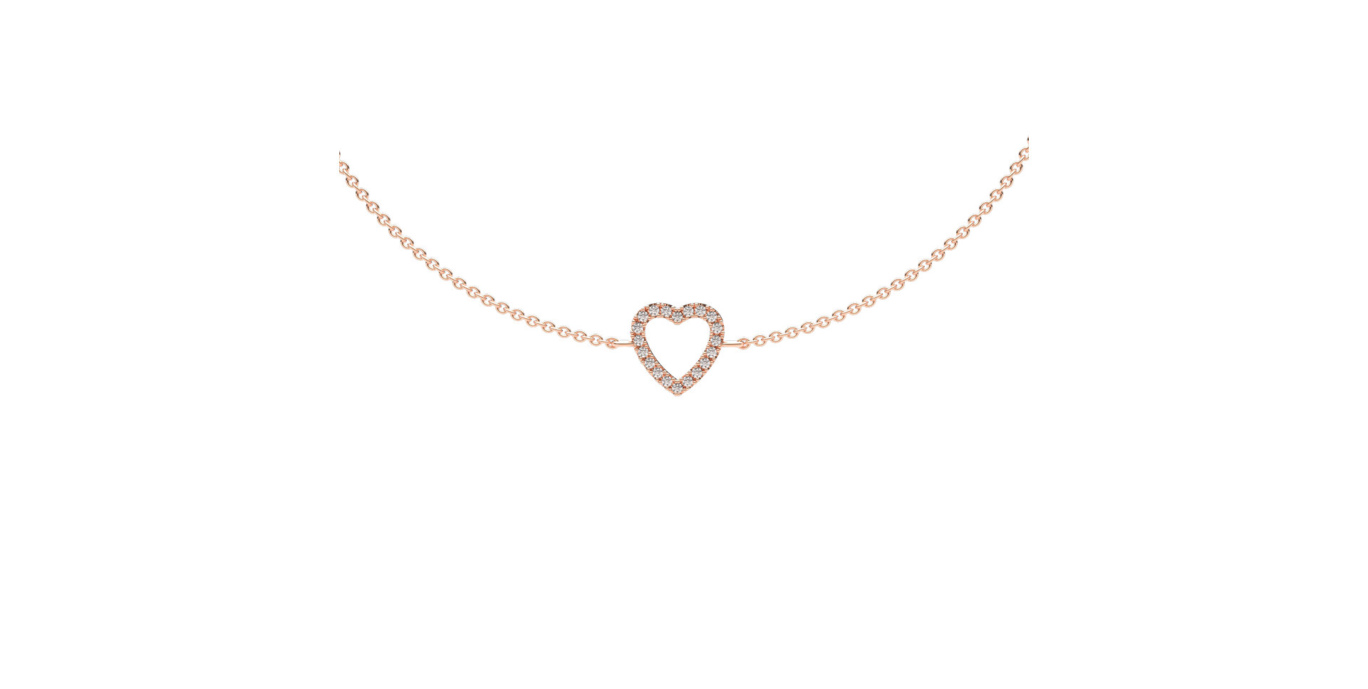 Náramek s diamanty Tender Heart