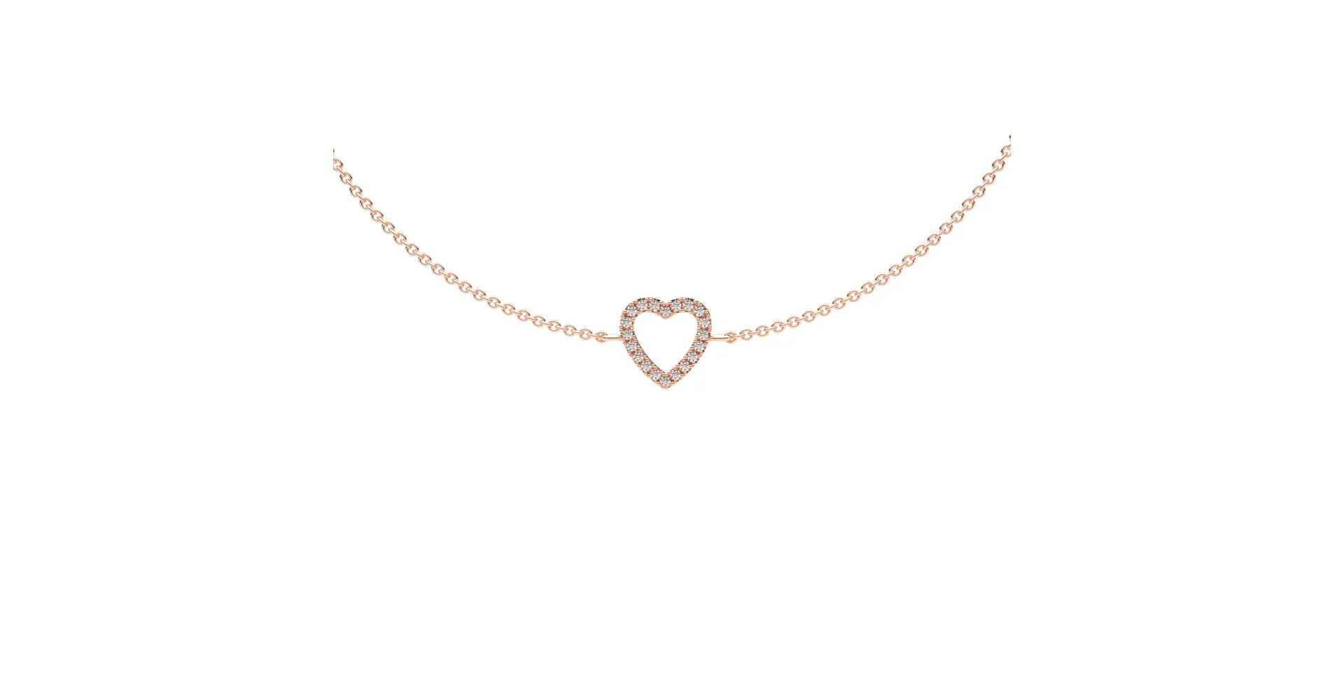 Náramek s diamanty Tender Heart